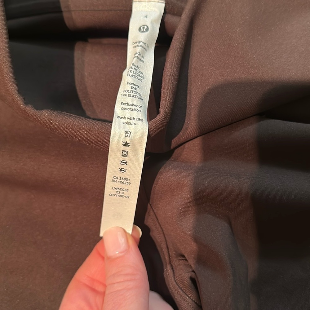 lululemon athletica Brown Straight Leg Pants